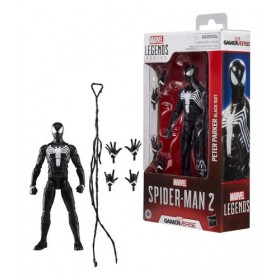 Marvel Legends Gamerverse Spiderman 2 Peter Parker Black Suit
